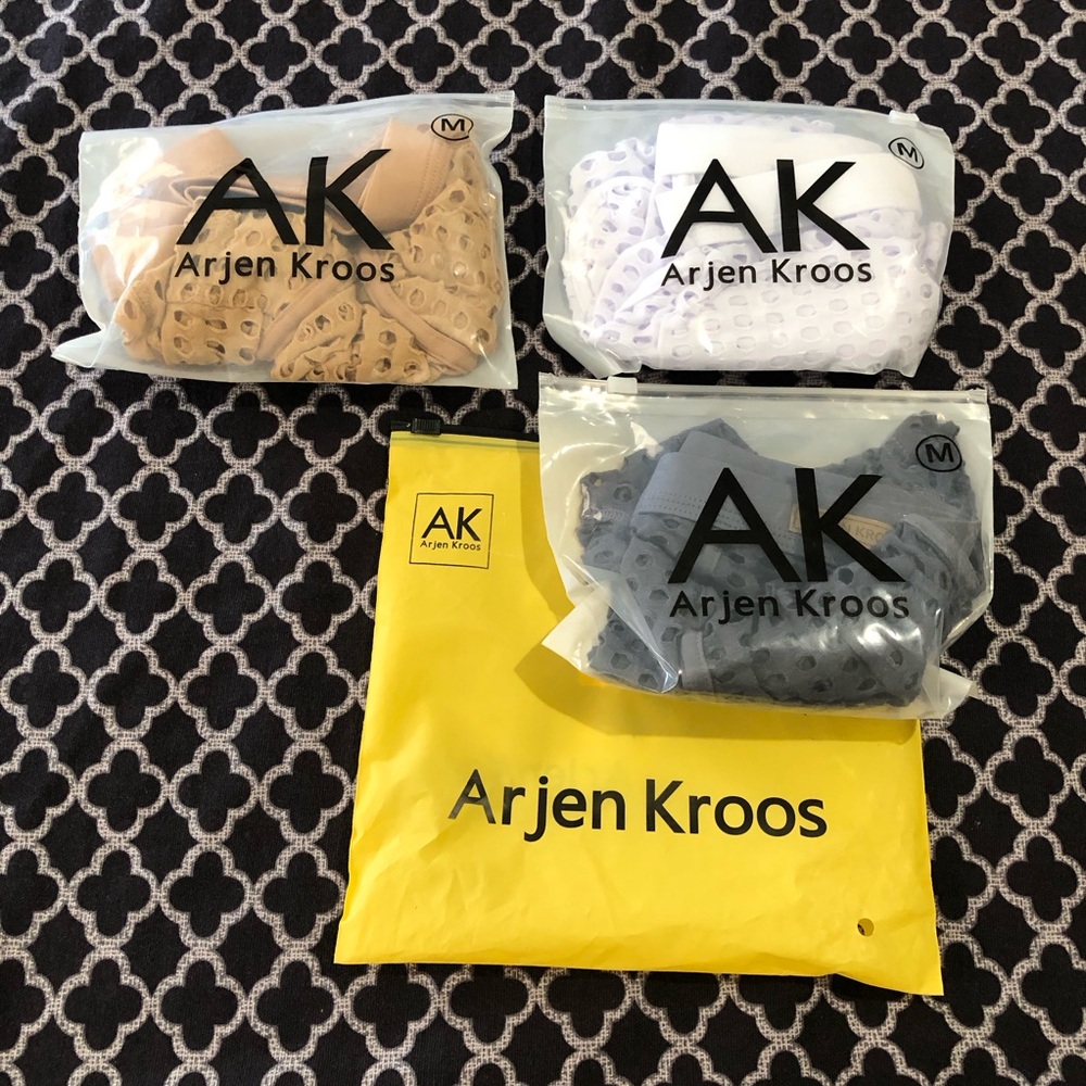 Arjen Kroos Mens Boxer Briefs Breathable Hot Mesh Underwear Medium DD6 Bundle 3
